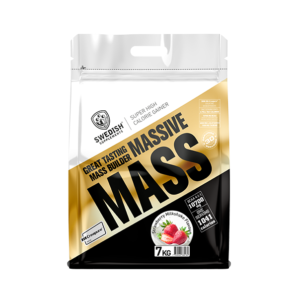 Massive Mass 7kg – Super High Calorie Gainer | Strawberry Milkshake