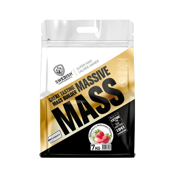 Massive Mass 7kg – Super High Calorie Gainer | Strawberry Milkshake
