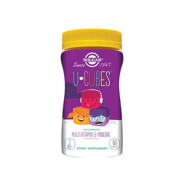 Multivitaminas e Minerais U-Cubes Gomas