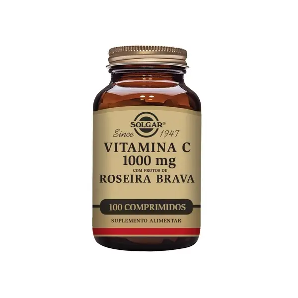 Vitamina C 1000 mg com Frutos de Roseira Brava