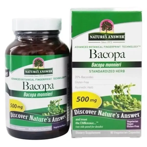 Bacopa Monnieri 500Mg 90 Veg Caps