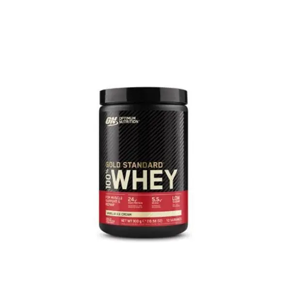 On 100% Whey Gold Std 300G Gelado Baunil