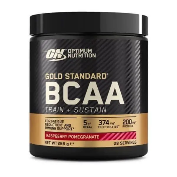 On Gold Stand. Bcaa Pó Framboesa Romã 266G